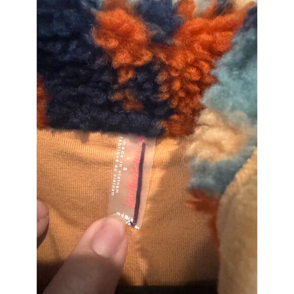 Free People Women's Size‎ S Relaxed Fit Tie Dye Printed Pullover Multicolor NWOT - Picture 8 of 8